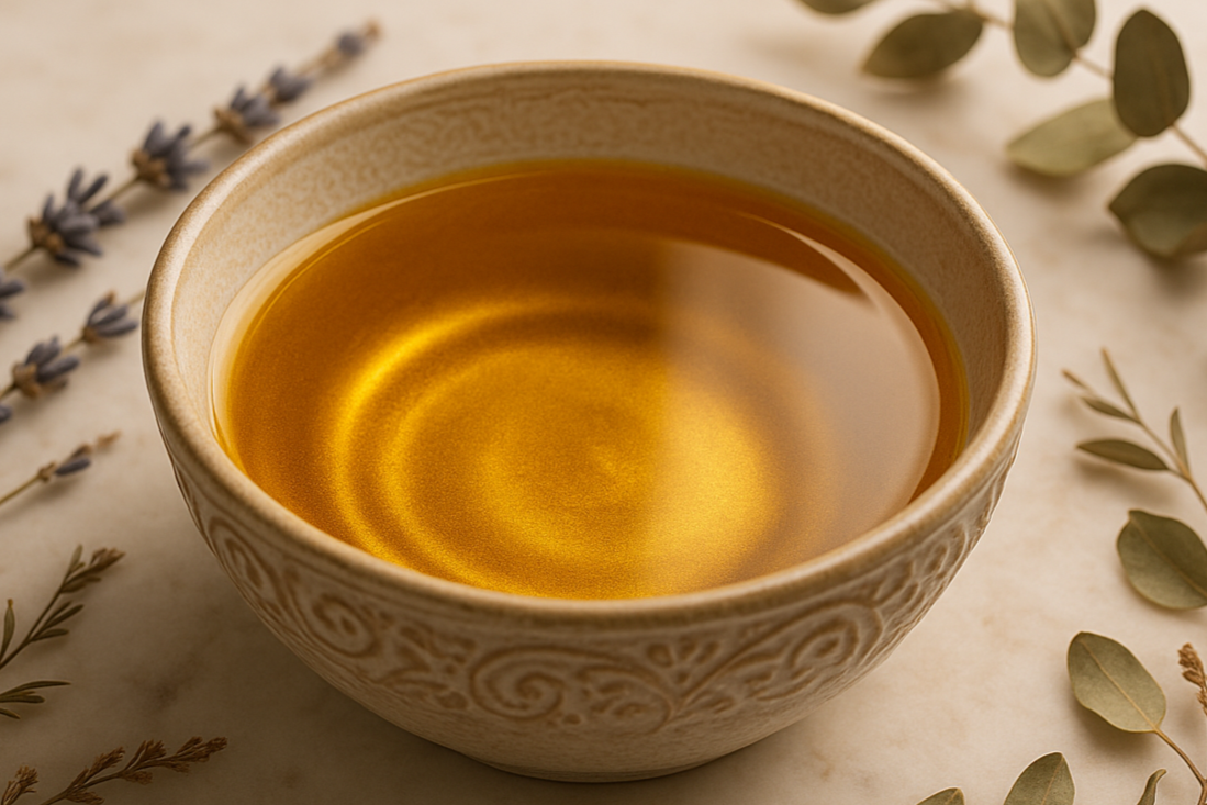 Luxury Jojoba Oil in a Bowl